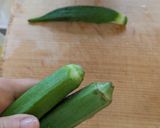 レンジで簡単！オクラのだし醤油和え作り方1写真