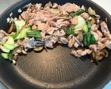 ちんげん菜となすときのこの炒め物作り方8写真
