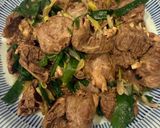 鶏のハツとネギ炒め作り方4写真