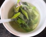 中華スープ・ネギ・ワカメ作り方1写真