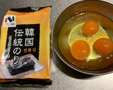 韓国のり★だし巻き卵作り方1写真