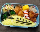 とびだせ!?ドクターイエロー弁当作り方5写真