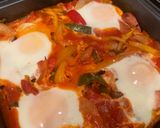 半熟卵のフラメンカエッグ作り方4写真