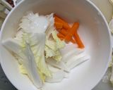 ゴロゴロ野菜魚肉梅トマト親子丼味炒煮風作り方5写真
