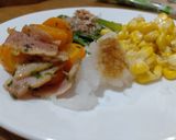焦がしバターのトウモロコシと大根おろし作り方9写真