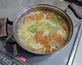 トマトとレタスの中華風スープ作り方3写真