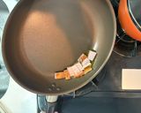 ゆず胡椒の海苔クリームパスタ作り方1写真