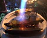 キャンプで子供喜ぶ　サツマイモマシュマロ作り方4写真