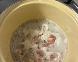 鶏もも肉と小松菜の煮物作り方4写真