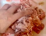 ワンパン 白菜と豚こまのすき焼き風煮物作り方7写真