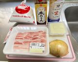 簡単!肉🥩豆腐😃作り方1写真