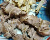 鶏皮と白葱の焼鳥作り方6写真