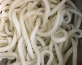 簡単　温かま玉うどん作り方3写真