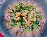 ＊ズッキーニと豚肉のくるくるピリ辛煮＊作り方5写真