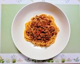簡単ランチ!ミートソースオムレツパスタ作り方6写真