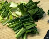 小松菜と豆腐のみそ炒め作り方4写真