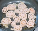 焼きレンコン、牡蠣、シジミのアクアパッツ作り方2写真