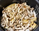 【簡単ご飯】きのこ人参ごぼうおあげさんの炊き込み作り方3写真