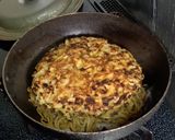 フライパン二刀流でモダン焼き作り方6写真