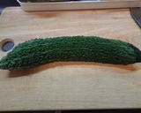 超簡単！ゴーヤと豚バラ豆腐の煮込み！作り方1写真