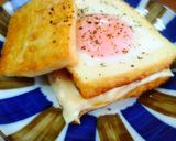 ＊厚揚げのとろとろ目玉焼きとチーズ焼き＊作り方5写真
