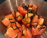 ど定番だけど旨い!トマトの塩昆布和え🍅作り方2写真