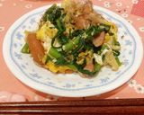 ♡☆春菊チャンプルー☆♡作り方8写真