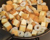 1人前50円！ちくわと厚揚げの照り焼き！作り方3写真