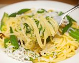 オクラとしらすのパスタ作り方10写真