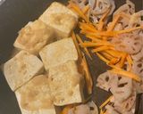 ほうれん草と焼き豆腐の味噌チーズ焼き作り方5写真