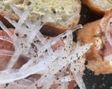 焼豚と玉ねぎのバケットサンド作り方5写真
