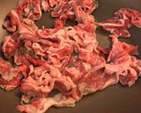 小松菜と牛肉、なすのオイスター炒め作り方3写真