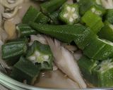 おくらと舞茸のおひたし作り方3写真