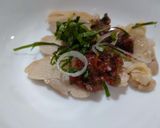 茹鶏もも肉の大葉梅叩きチキンスープ付き作り方10写真