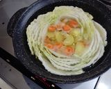 白菜とウインナーのクリーム鍋作り方2写真
