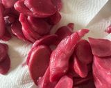 自家製梅酢で紅生姜作り方7写真