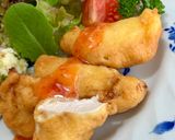 鶏むね肉のフリッター♪チリソースがけ作り方7写真
