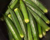 蒸し鶏オクラとブロッコリー作り方3写真