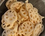 れんこんの豚ひき肉挟み焼き作り方1写真