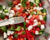 ひよこ豆と夏野菜のサラダ🇪🇸作り方7写真