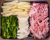 豚肉とじゃがいものオイスター黒胡椒炒め♪作り方1写真