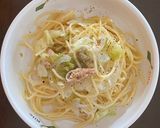 ワンボールレンジ、ツナの柚子胡椒パスタ！作り方4写真