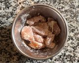 甘酒チキンのピカタ、カレー風味作り方2写真