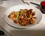赤味噌で作る野菜と豚の炒め物作り方8写真