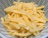 ちくわとさつま揚げの青椒肉絲風炒め作り方3写真