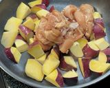 鶏肉とさつまいもの甘辛煮作り方8写真