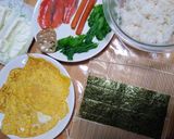 絶妙コラボ☆クリチとサーモン七品巻き寿司作り方7写真