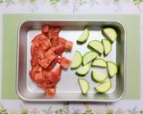 夏の夕飯簡単トマトでさっぱりラタトゥイユ作り方4写真