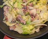 どっさりレタスと豚肉の塩レモン炒め作り方5写真