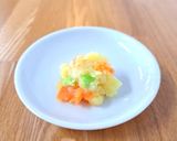 【離乳食】枝豆入りコロコロポテトサラダ作り方4写真